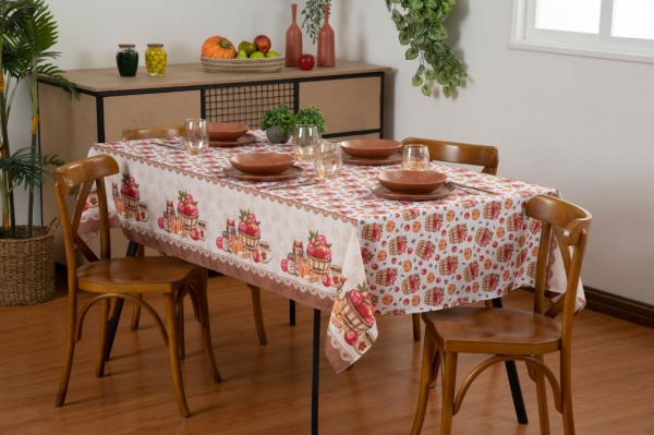 Toalha de mesa estampada