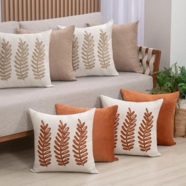 Kit de almofada bordado